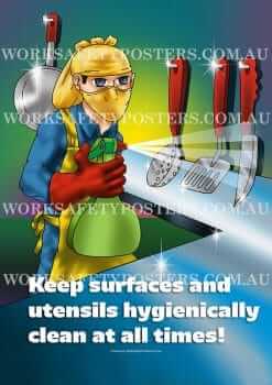 Food Preparation Work Health and Safety Posters