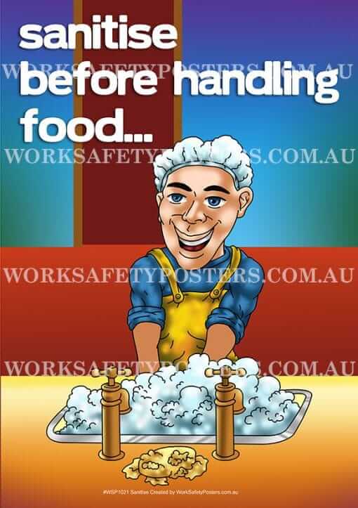 Sanitise Workplace Safety Poster 5 Sanitise Workplace Safety Poster