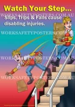 Watch Your Step Safety Poster