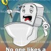 Clean Toilet Safety Poster