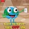 Save Energy Turn Off the Lights Safety Poster 1 Save Energy Turn Off the Lights Safety Poster