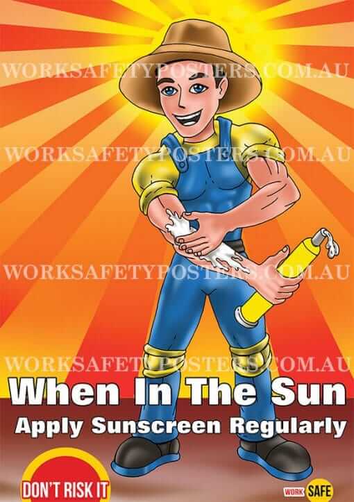 Sunscreen Safety Poster 5 Sunscreen Safety Poster