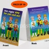 PPE Table Top Safety Card – Pack of 10 1 PPE Table Top Safety Card – Pack of 10